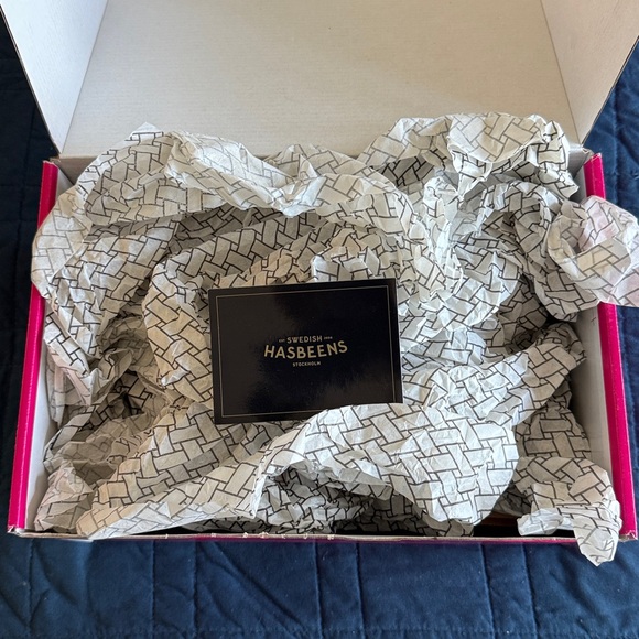 NIB Swedish Hasbeens Birgit Brown Sandal Clog with Heel Platform, US 9 EU 40 - Picture 8 of 10